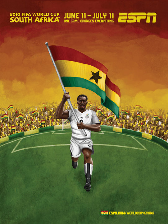 Ghana Football World Cup Mural