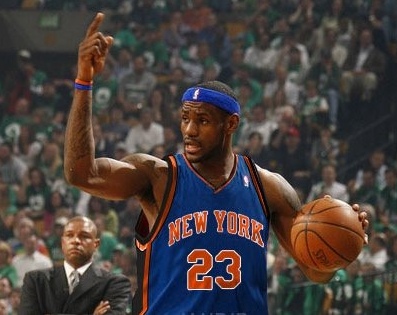 Lebron James As A New York Knick
