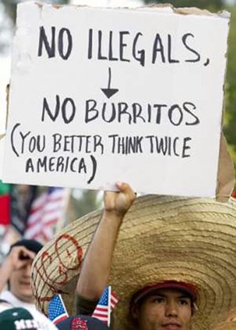 Good Immigration Argument - No Illegals No Burritos