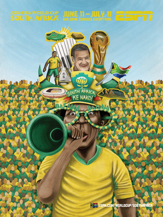 South Africa World Cup Mural Picture