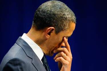 Barack Obama Reflecting Photograph