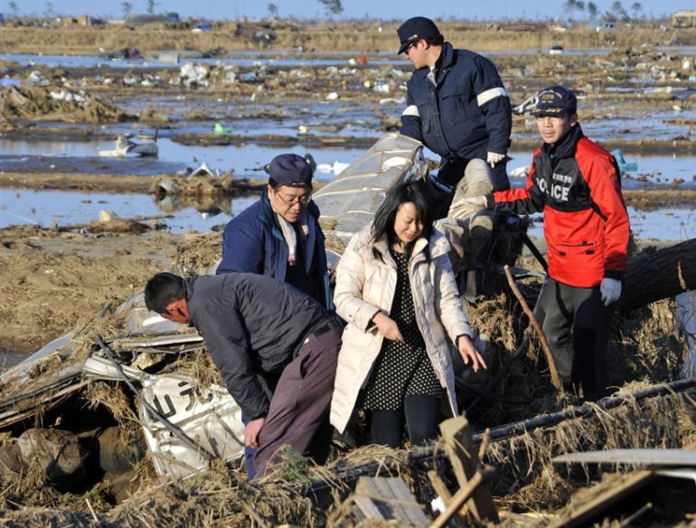 Parents Find Dead Daughter Japan Earthquake