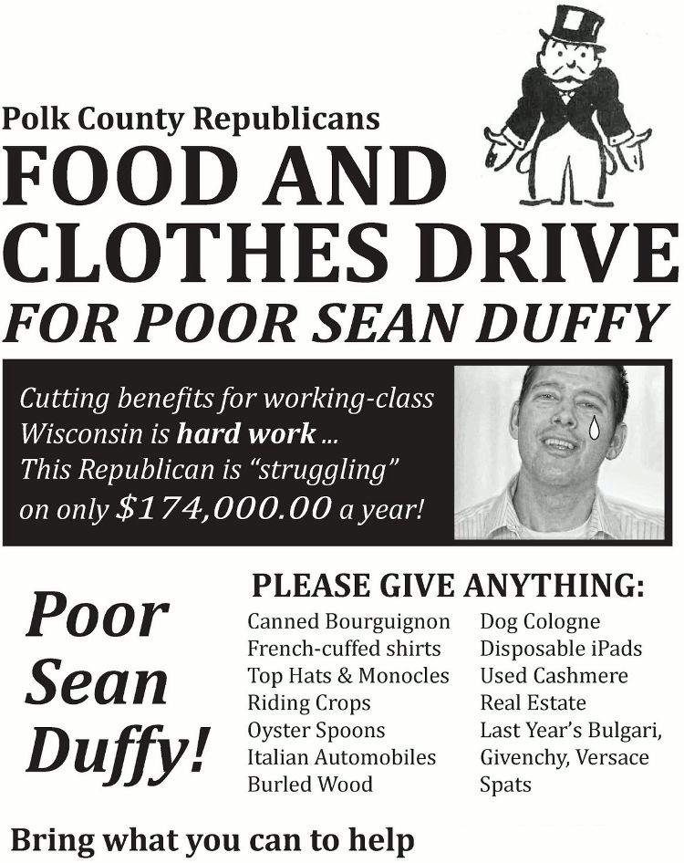 Fundraiser for Republican Sean Duffy