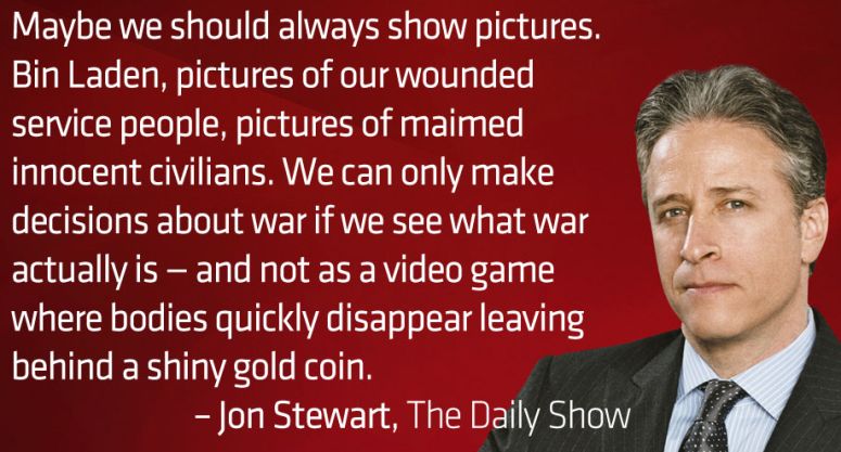 Jon Stewart On The Photo Of Bin Laden's Body