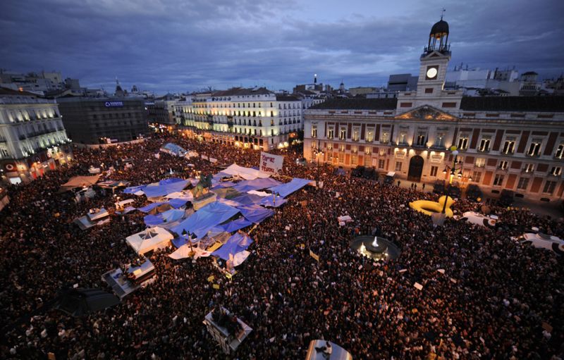 Protests In Spain Photograph