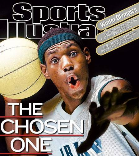 Lebron James High School Sports Illustrated Cover