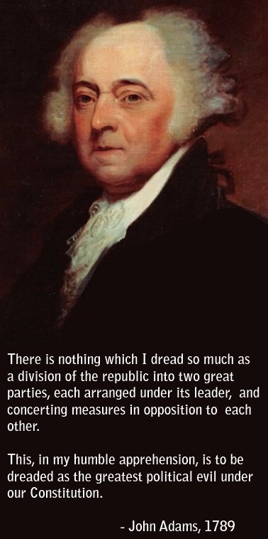 John Adams On The Two Party System