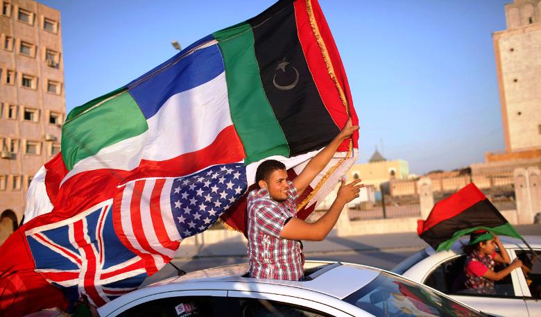 Celebrating The Libyan Revolution Photograph
