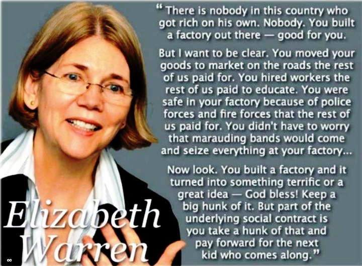 Elizabeth Warren Quote On The Social Contract And The Public Good