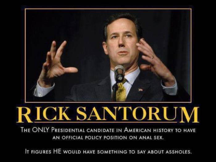 Santorum Anal Policy