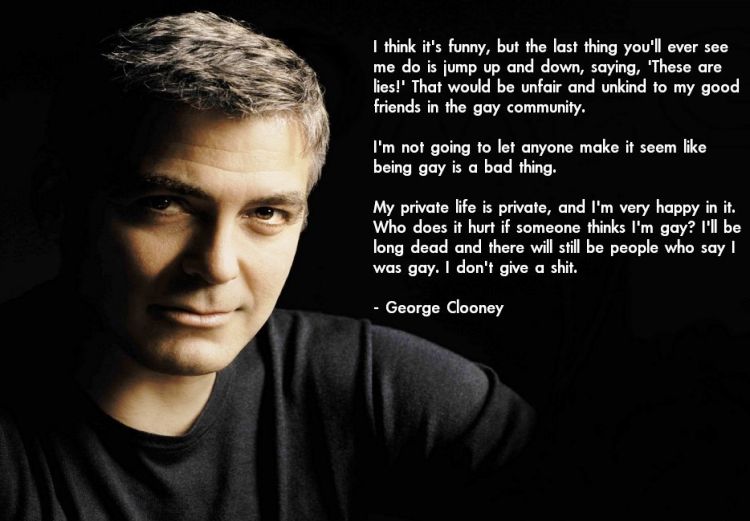 George Clooney Gay Rumors
