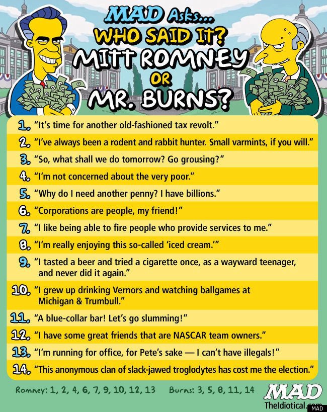 Romney Burns Comic 
