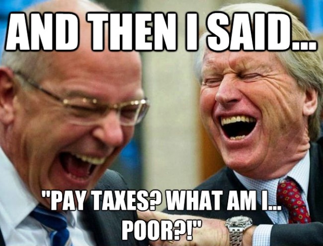 Taxes Poor Joke