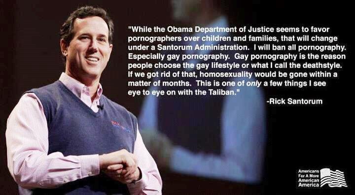 Rick Santorum Taliban
