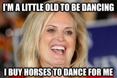 ann-romney-retort-horses Ann Romney On Dressage