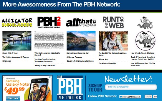 PBH Network Instagram and Redesign