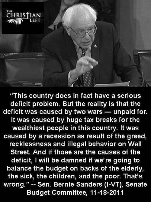 Bernie Sanders On The Deficit