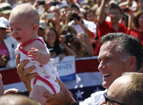 Sad Babies With Romney