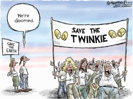Best Political Cartoons 2012 Twinkie