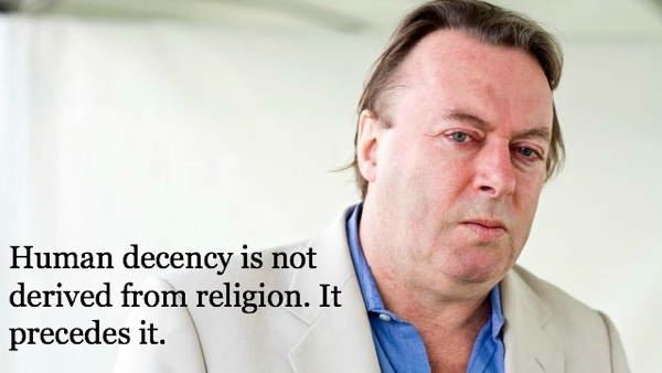 Christopher Hitchens Quote Human Decency