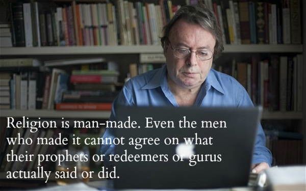 Christopher Hitchens Quotes Man Religion