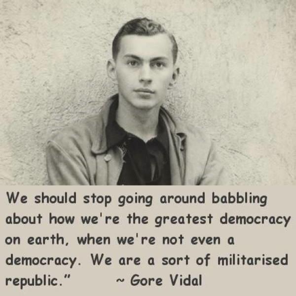Gore Vidal Quotes Democracy