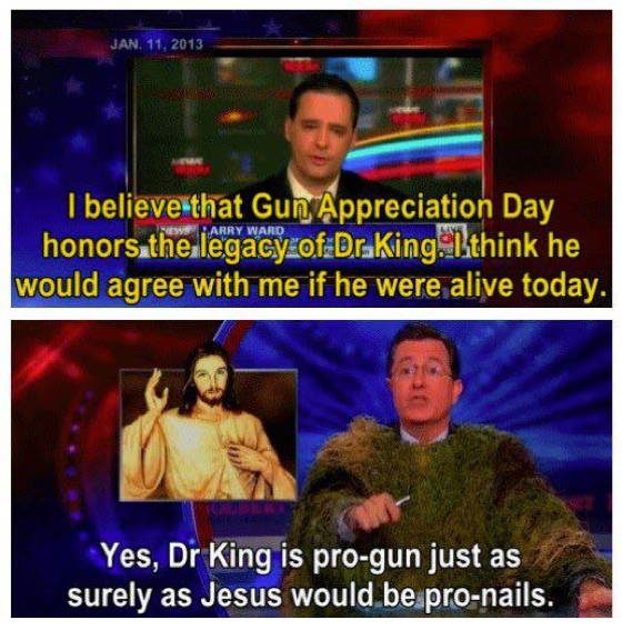 Stephen Colbert on Gun Control