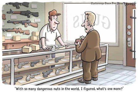 Best Gun Control Cartoons Nuts