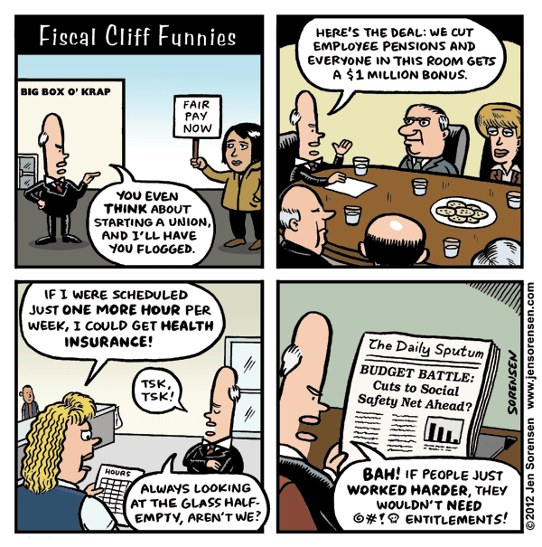 Jen Sorensen Fiscal Cliff