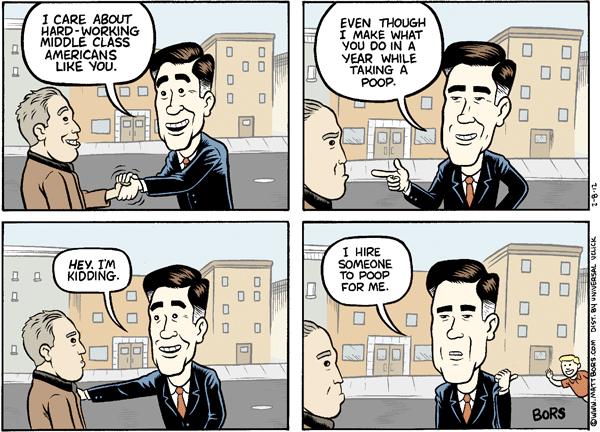Matt Bors Cartoons Mitt Romney