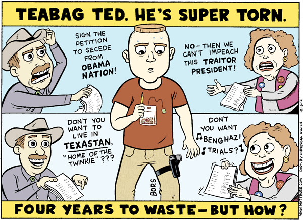 Matt Bors Cartoons Tea Party