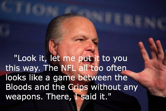 Rush Limbaugh Quotes NFL