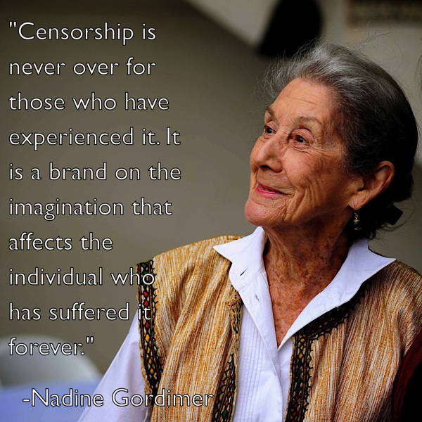 Censorship Quotes Gordimer
