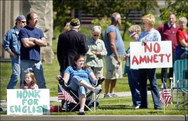 Hilarious Protest Sign Amnesty