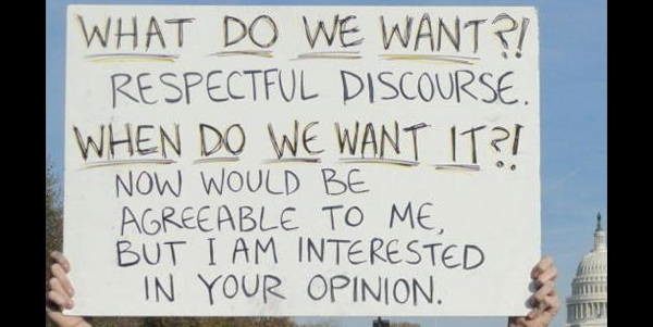 Protest Signs Discourse