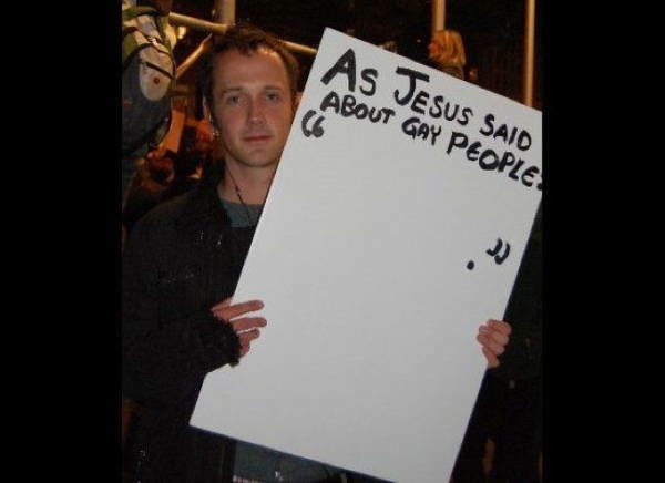 Funny Protest Signs Gay People