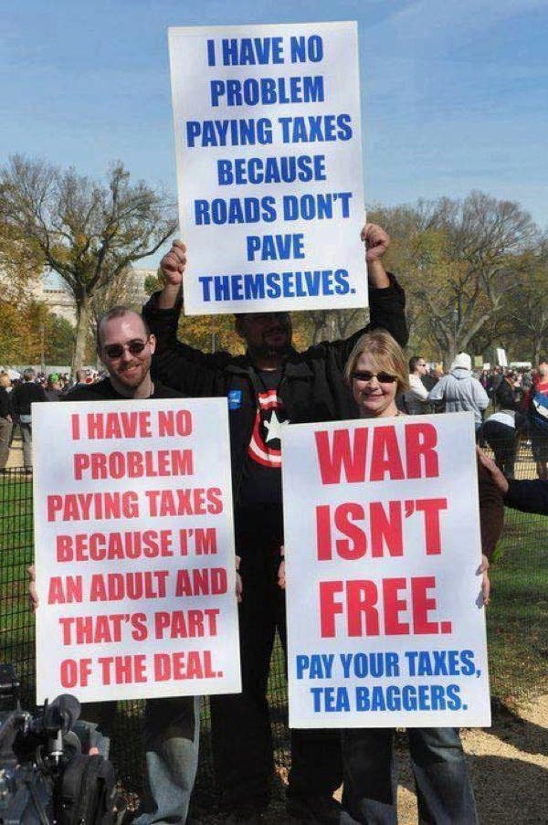 Funniest Protest Signs Taxes