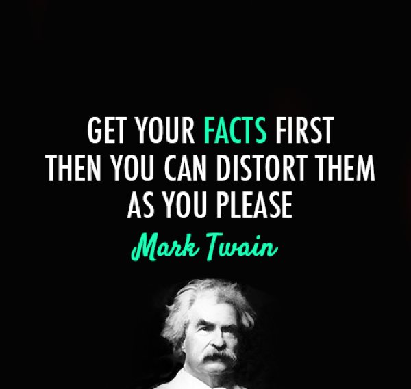 Mark Twain Quotes Facts 