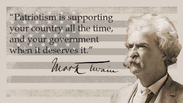 Mark Twain Quotes Patriotism