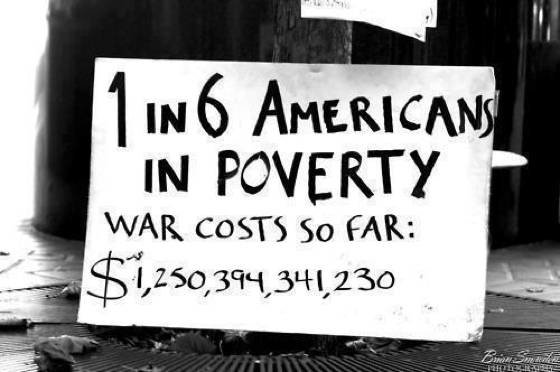 War Poverty Costs
