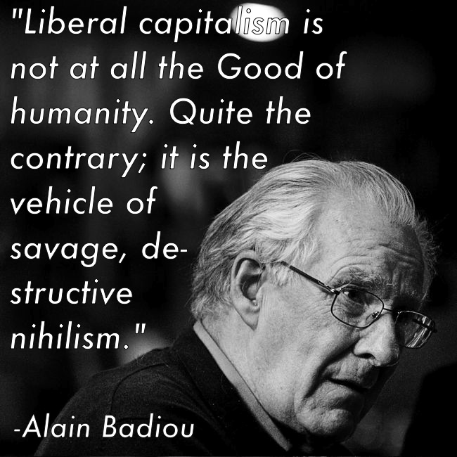 Great Critiques Of Capitalism Alain Badiou