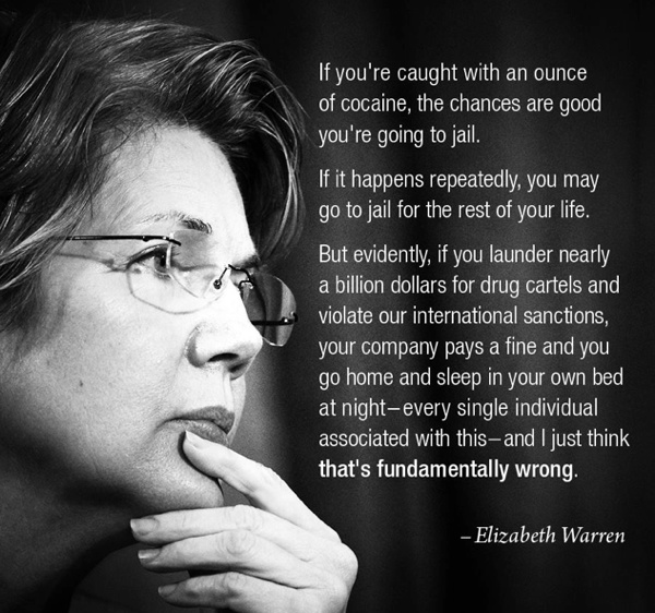 Elizabeth Warren On Laundering