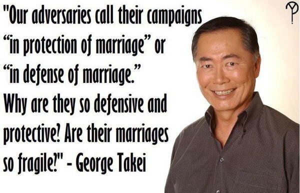 George Takei On Gay Marriage