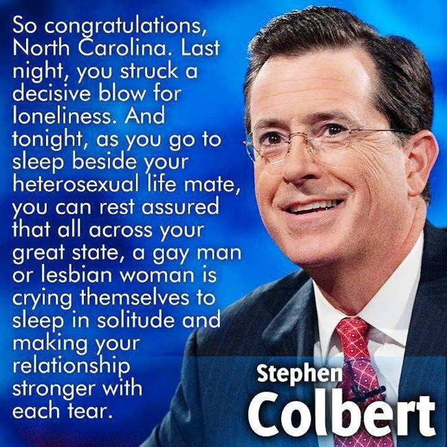 Gay Marriage Steve Colbert