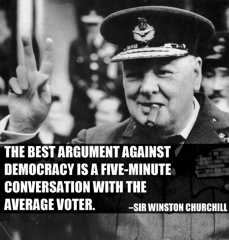 Churchill On Average Voter
