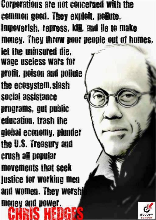 Chris Hedges Power Quote