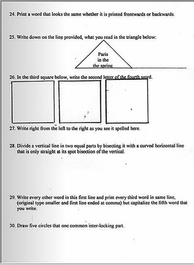 Literacy Test 3