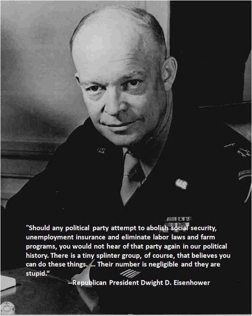 Eisenhower Abolishing Welfare