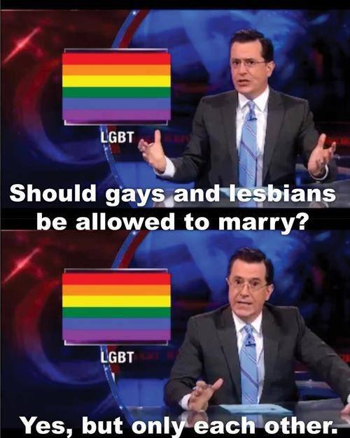 Steve Colbert Gay Marriage