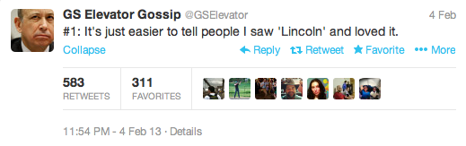 GS Elevator Gossip Lincoln
